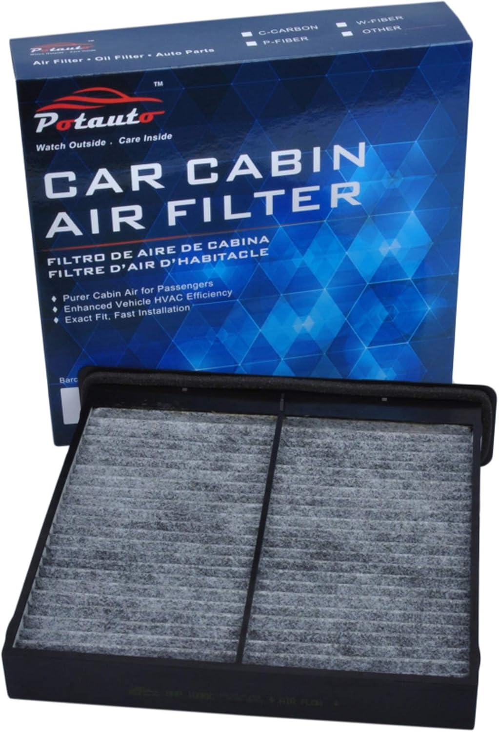 Amazon Com Potauto Map 1036c 5 Pack Heavy Activated Carbon Car