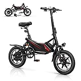 LEADZM Electric Bike for Adults,14" Folding