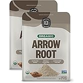 FGO Organic Arrowroot Powder (Flour), 100% Raw From Thailand, 16oz (Pack of 2)