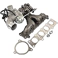 GELUOXI 53039700288 Turbo Turbocharger Replacement for Jaguar XE 17-18 Jaguar XF 13-15 Land Rover LR2 13-15 Range Rover Evoque 12-17 Land Rover Discovery Sport 15-17 2.0L #53039980505 BLR074185