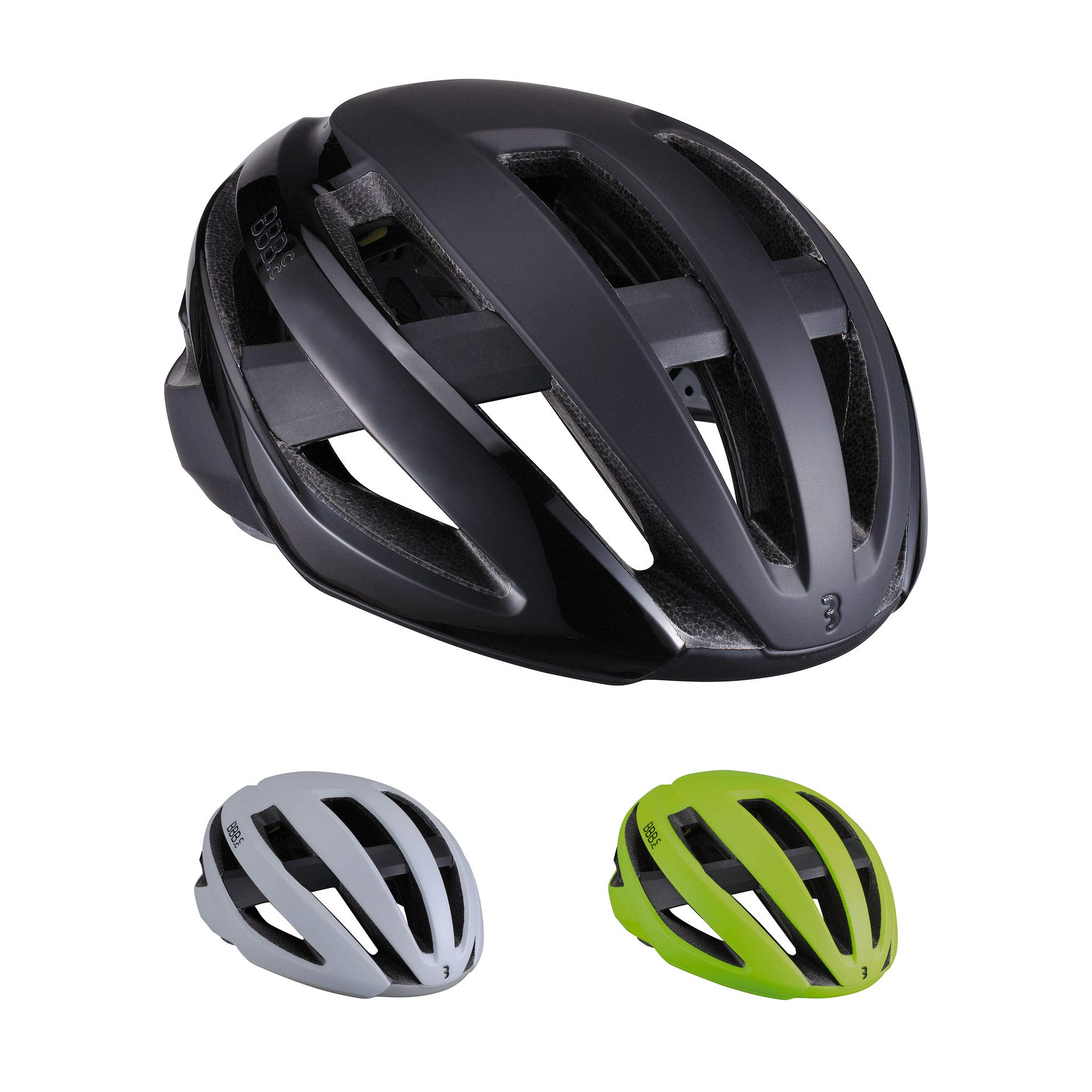 Bbb Cycling Unisex's Maestro BHE-10 Road Bike Helmet MIPS Lightweight Adjustable Safety Protection CE Certified Mens Womens Matt Black Size Large (58-62cm), L