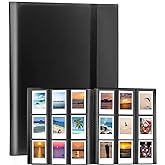 432 Pockets 2x3 Inch Photo Album for Polaroid &amp; Instax Mini Pictures, Black | Large Capacity, Acid-Free Black Pages, Durable Hard Cover, Elastic Band Closure for Secure Storage Everyday Instant Photos