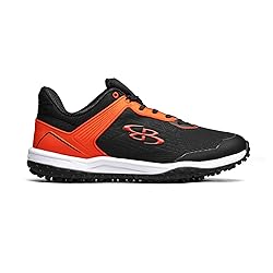 Boombah Viper Pro Men's Turf Black/Orange - Size 6.5
