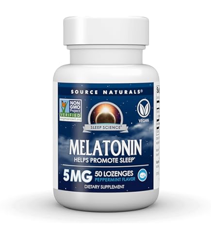 Amazon.com: Source Naturals Melatonin, Helps Promote Sleep* - 5 mg