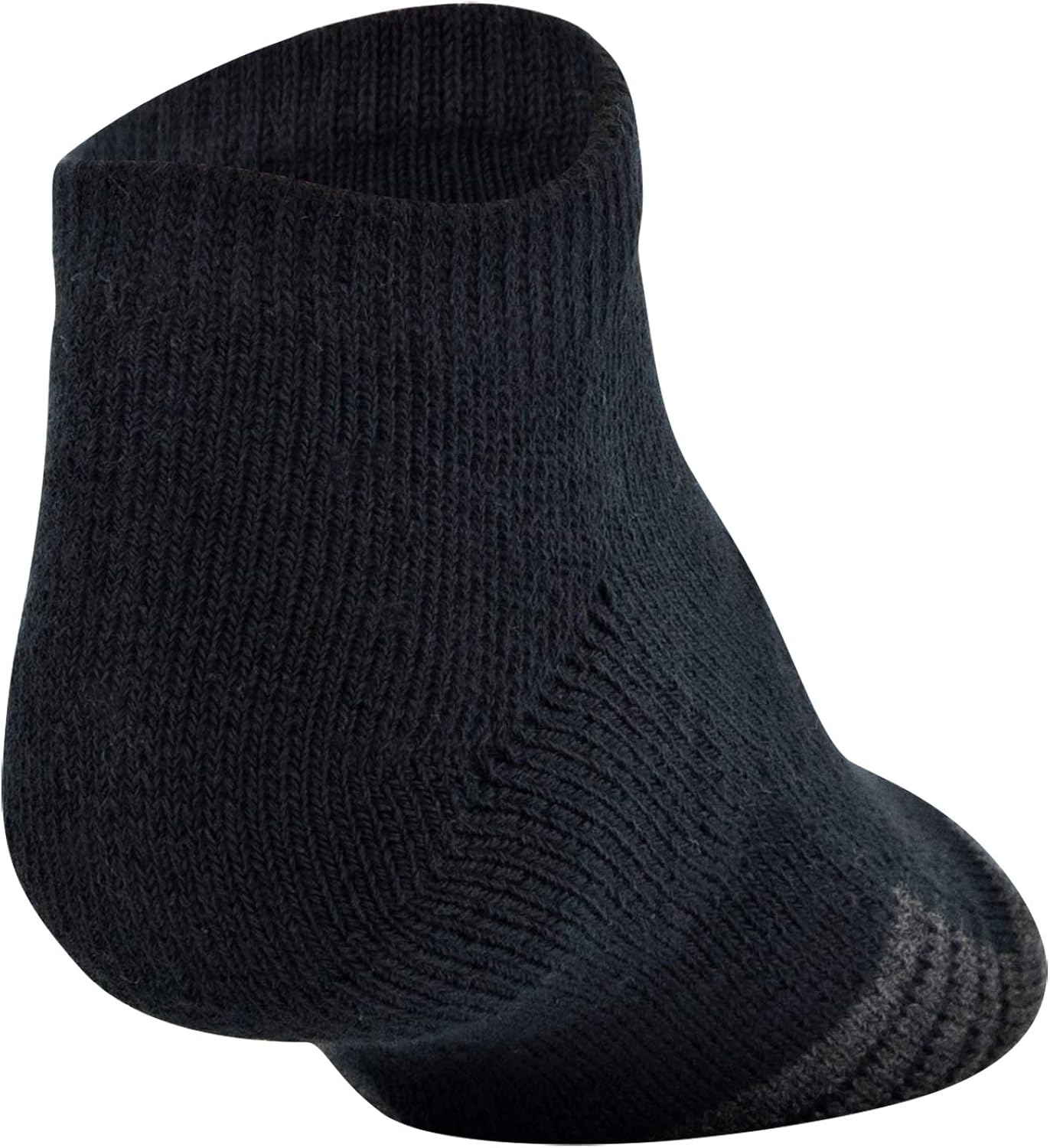 Under Armour Youth Performance Tech No Show Socks, 6-Pairs , Black , Shoe Size: Youth 13.5K-4Y: Clothing