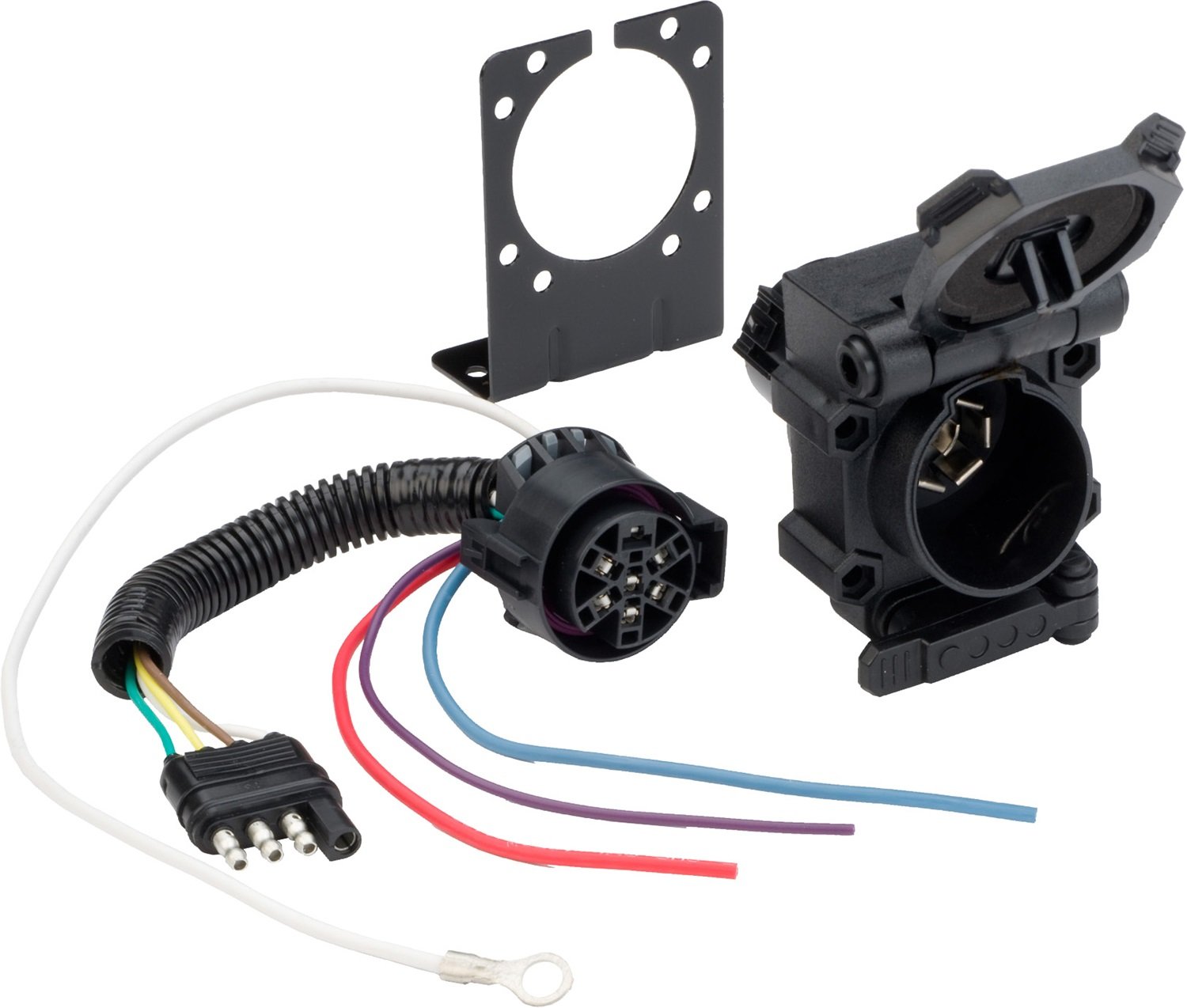 Amazon.com: Hopkins 47180 Endurance Multi-Tow 4 Flat to 7 RV Blade and 4  Flat Wiring Kit: Automotive