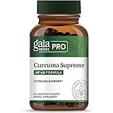 GAIA HERBS PRO Curcuma Supreme - Supports Immune Health* - Turmeric Root Extract & Black Pepper Fruit Extract - Organic Ingredients - 60 Liquid Phyto-Caps (60 Servings)