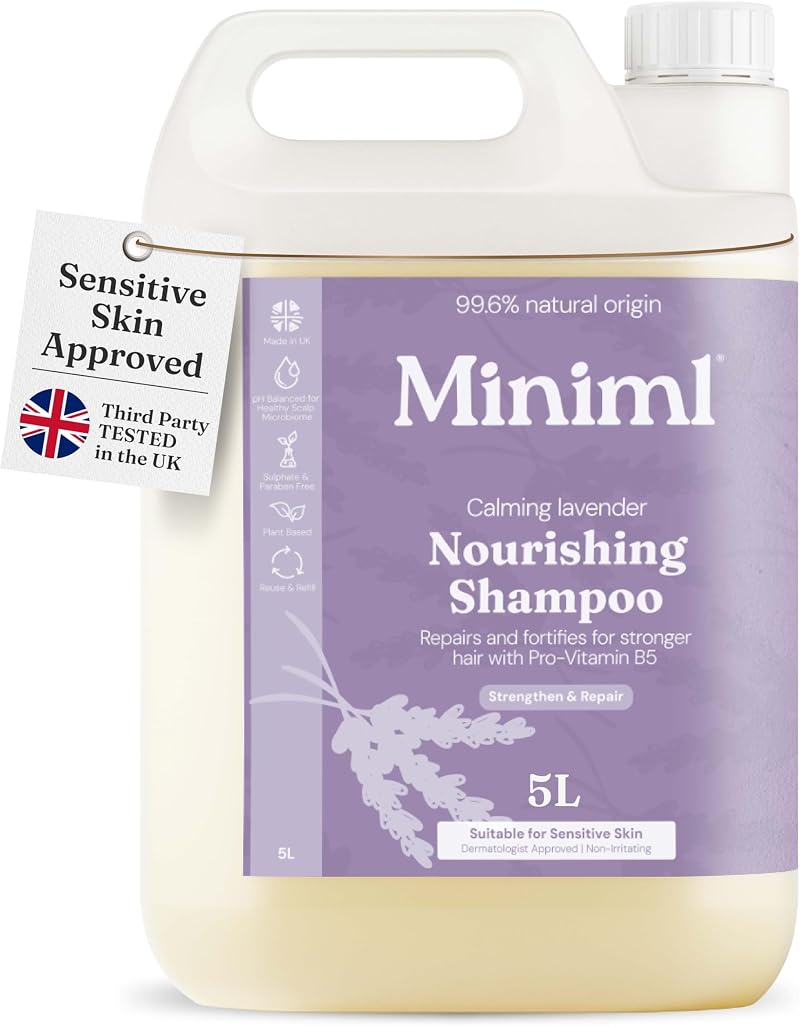 Miniml Natural Eco Hair Shampoo 5L Refill Lavender Chamomile – Sulphate Free