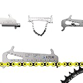 VANICE 4 in 1 Bicycle Chain Checker Bike Chain Wear Indicator Tool | For Shimano Sram KMC and All Others Chains