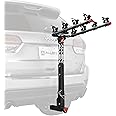 Allen Sports Deluxe Locking Quick Release 4-Bike Carrier for 2 Inch Hitch, Model 542QR, Black