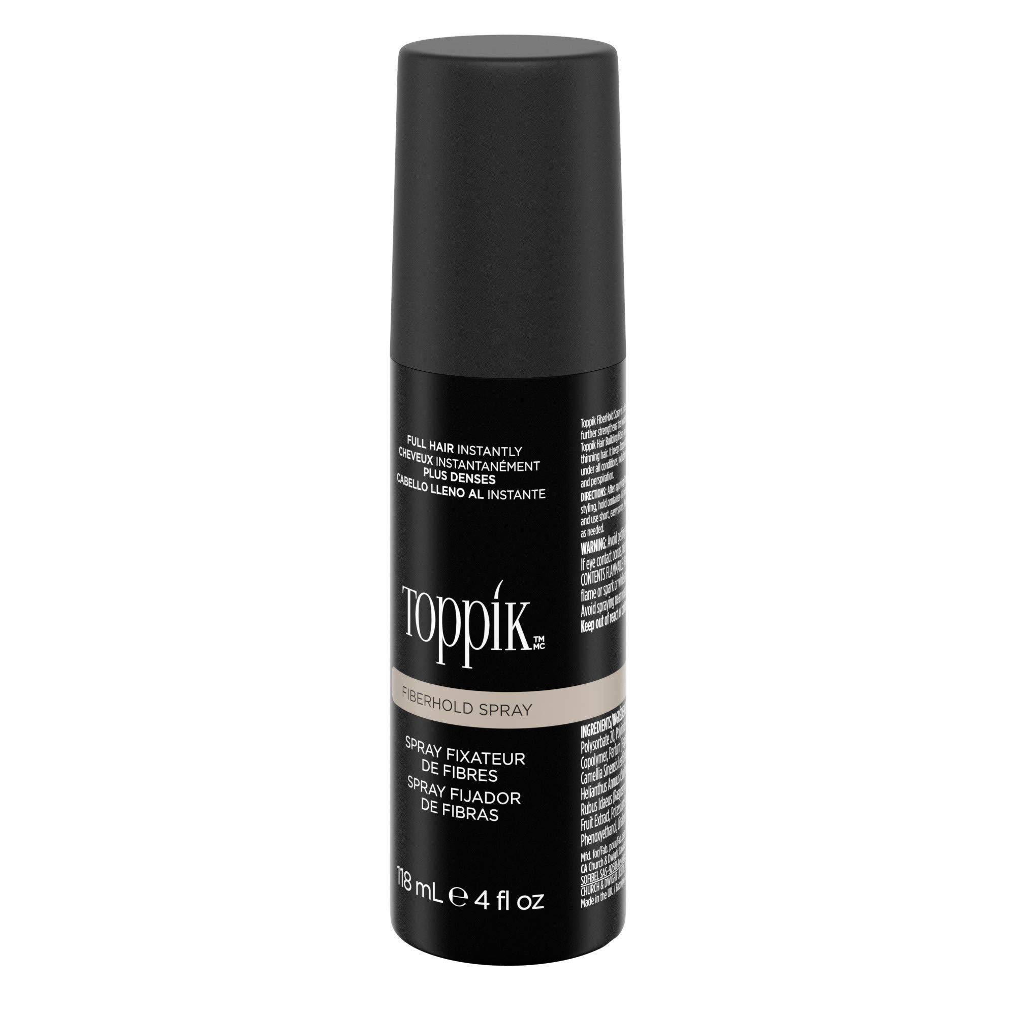 TOPPIK FiberHold Spray Unscented, 4 Fl Oz