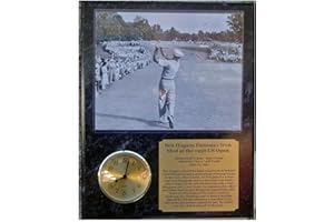 GFSF Ben Hogan 1950 US Open Famous 1 Iron Shot 8x10 Photo Clock Plaque with Descriptive Nameplate