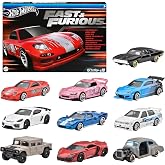 Hot Wheels HVX27 Fast and Furious 10 Car Pack Vehicle Toy Mini Car 3 Years Old and Multi
