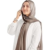 Xirhoot Satin Crepe Hijab Scarf for Women
