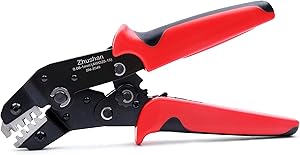 Dupont Crimping Tool,Zhushan SN-2549 AWG28-18 Ratcheting Wire Connector Crimper PH2.54/Dupont 2.54/2.8/3.0/3.96/4.8/KF2510/JST Dupont Crimper Terminal