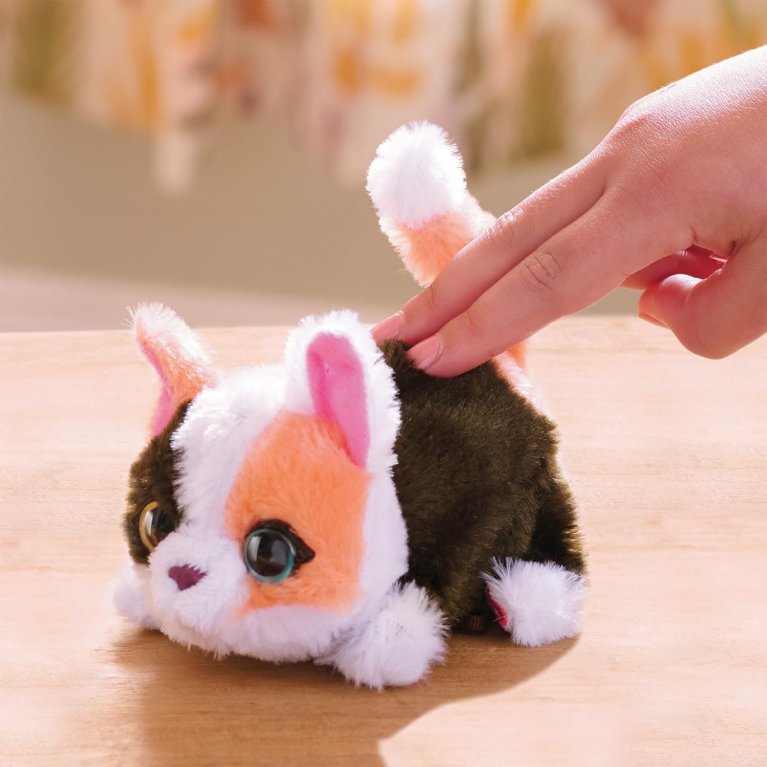 furReal My Minis Kitty Interactive Toy, Small Plush Kitty with Motion, Stuffed Animals, Kids Toys for Ages 4 Up by Just Play