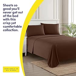 1500 Supreme Collection Twin Sheet Sets Brown - 3