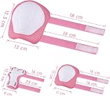 WayEee Kids Helmet & Pads Set Age 3-10 Bike Skateboard Roller Skating Pink view 5
