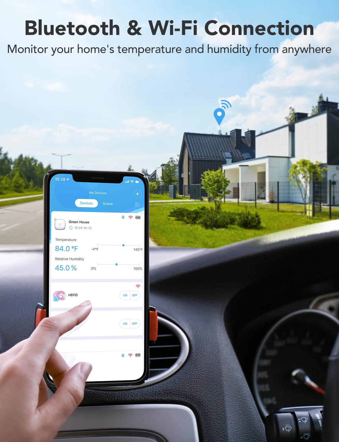 Govee WiFi Temperature Sensor H5179, Smart Hygrometer Thermometer with