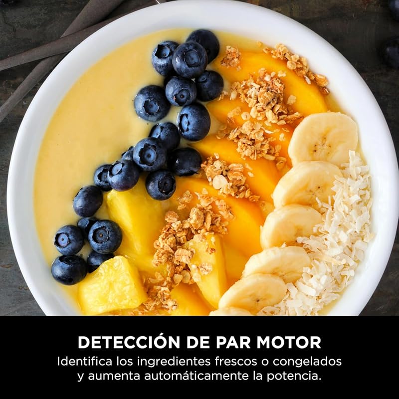 Detect Power Pro, Batidora y Procesador de Alimentos, Negro