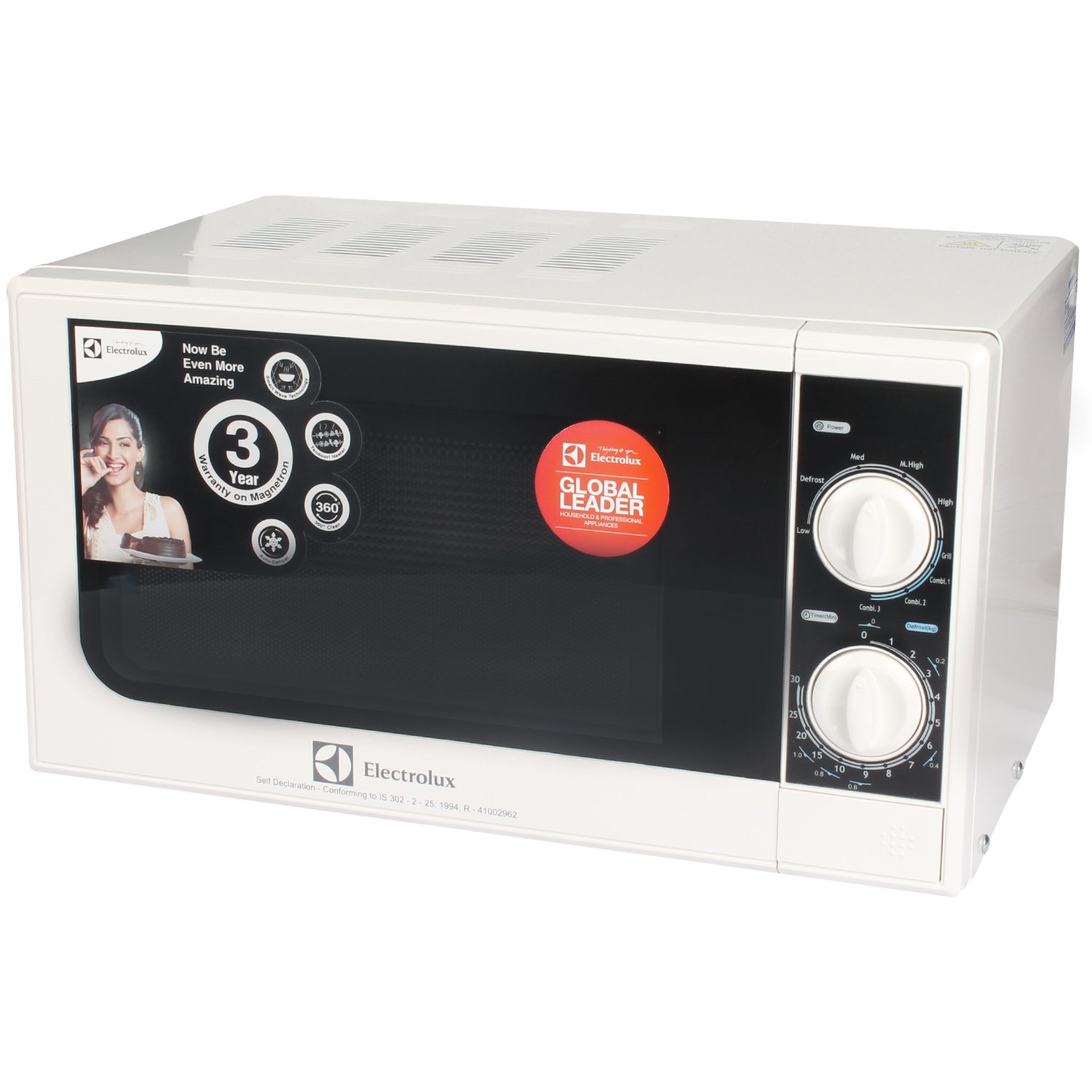 Electrolux 20 L Grill Microwave Oven G20m Ww Cg White And Black Amazon In Home Kitchen