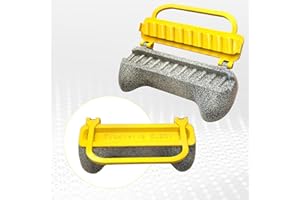 Premium Aluminum Trustella Kebab Maker | Create Flawless, Professional Skewers | Heavy-Duty, Non-Stick, Food Grade Teflon Coating, Easy Clean | The Ultimate BBQ Companion for Home Chefs (Yellow)