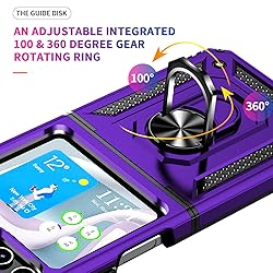 ONOLA for Samsung Galaxy Z Flip 5 Case with Hinge