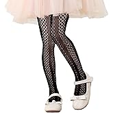 Zando Girls Lace Tights Heart Butterfly Rose Patterned Fishnet Stockings for Toddler Girl Hollow Pantyhose 1T-12 Years