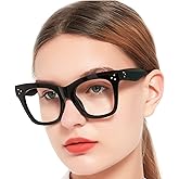 OCCI CHIARI Oversized Bifocal Reading Glasses for Women Blue Light Blocking Stylish Readers 1.0 1.5 2.0 2.5 3.0 3.5