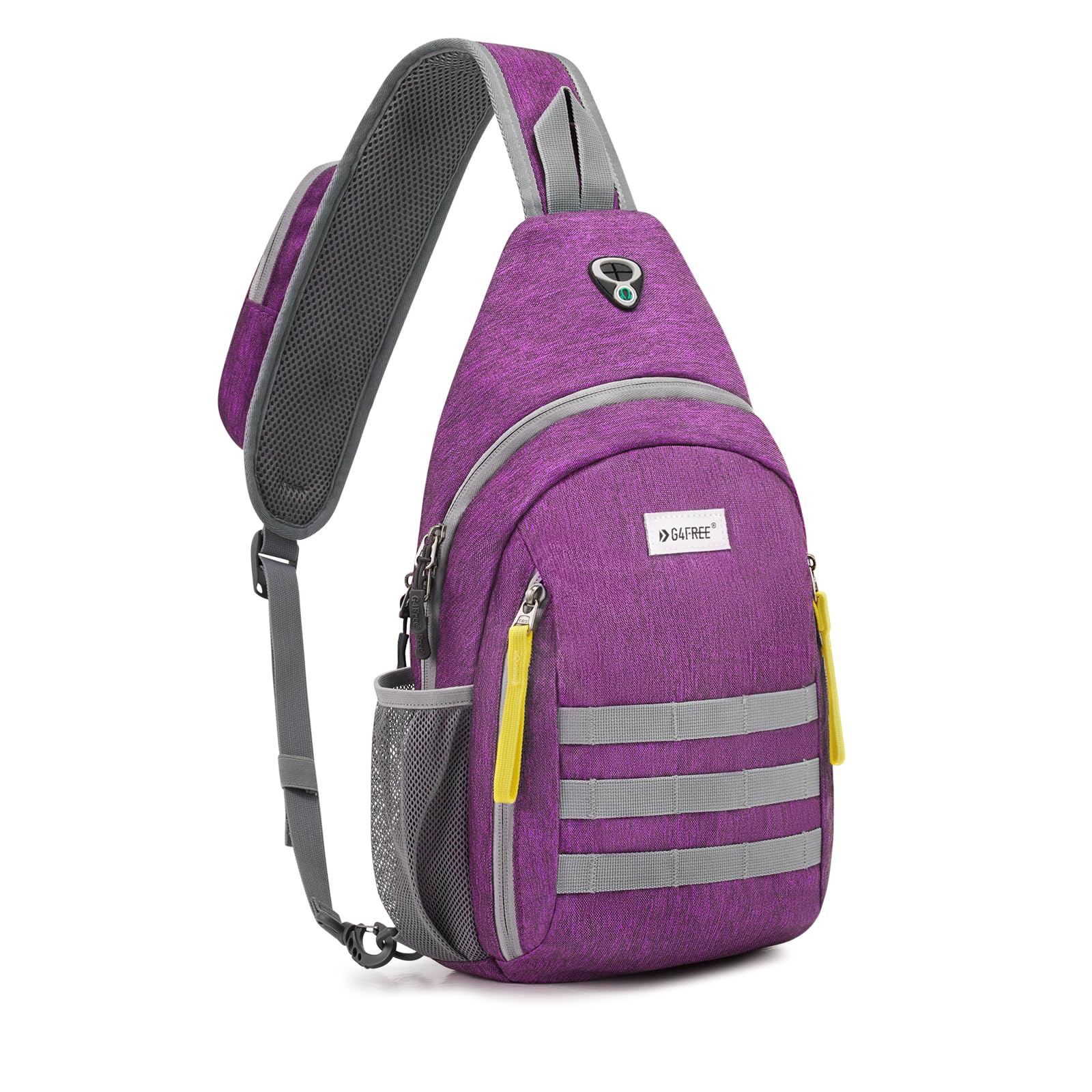 G4Free Sling Bag RFID Blocking Crossbody Backpack Travel Chest Bag Hiking Daypack for Women Men Outdoor Sports