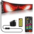 Scrolling Advertising Programmable LED Signs - 24''x5'' Flexible USB 5V, App Control Custom Text Pattern Animation Programmable Flexible Display Panel for Store/Car/Bar/Party/Festival (16x96 LED)
