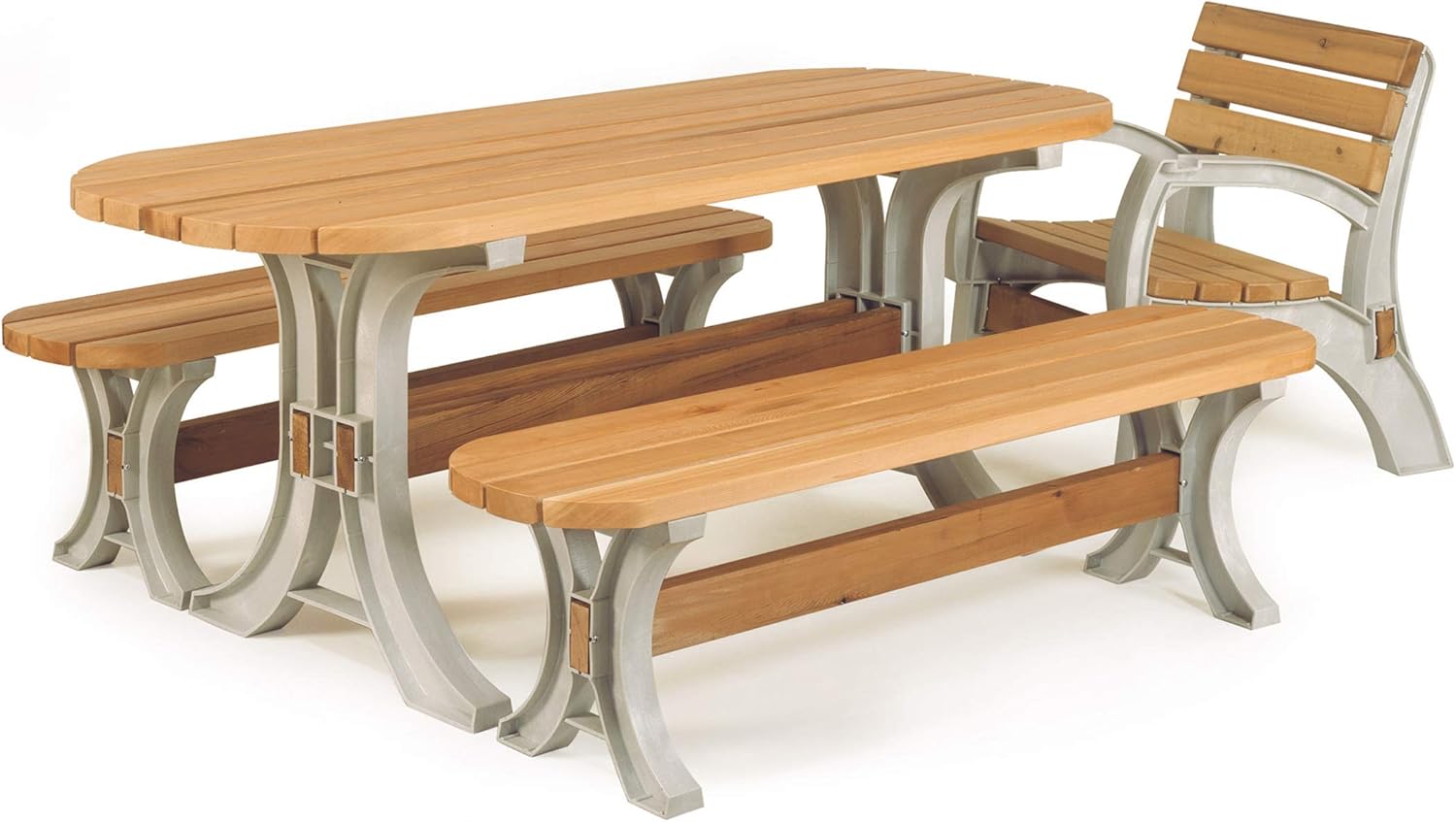 2x4basics 90182ONLMI Custom Picnic Table Kit, Sand : Garden & Outdoor