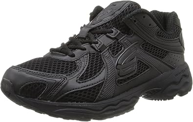 black stability running shoes