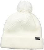 Oakley Riviera Pom Beanie, Arctic White, One Size