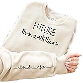 Personalized Future Mrs Sweatshirt, I Said Yes, Fiance, Newly Engaged, Engagement Gift, New Mrs, New Mrs, Honeymoon Pajamas, Wedding Gift, Future Mrs. Gift, Custom Mrs Sweatshirt Black, White