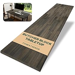 Howizz 72 x 30 in. Solid Wood Table Top, Mocha