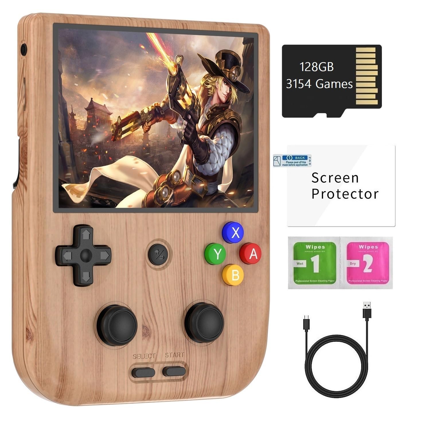 RG405V Retro Handheld Game Console , Unisoc Tiger