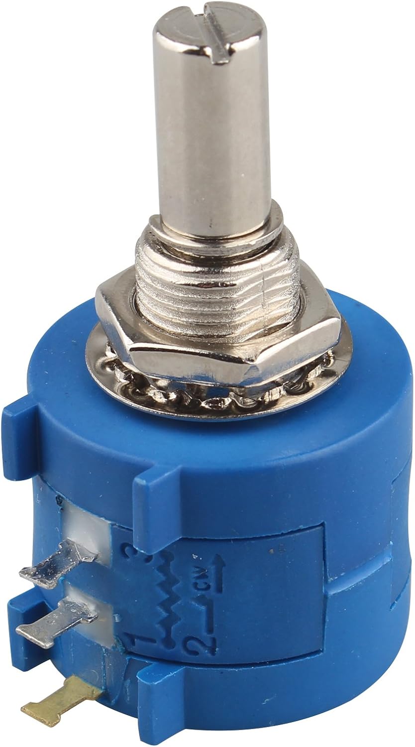 HALJIA 3590S-2-103L Potentiometer Module 10K Ohm 10-Turn Rotary Wire Wound Precision Potentiometers Set Kit - Image 3