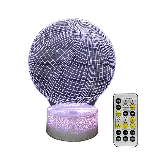 AchidistviQ - Lámpara de Mesa con Mando a Distancia y Mando de ...