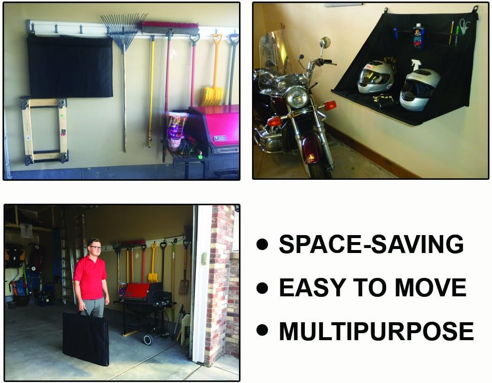 Plan Station Mini Portable Standing Desk, Workbench, Work Station, Storage for Jobsite, Garage, Office, Shop, Hanging Work Surface, Black (WS3700): Office Products