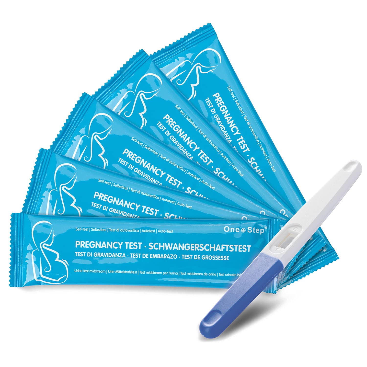 One Step Pregnancy Test Midstream - Early Detection, Enhanced Sensitivity, Rapid Results - Pack of 20
