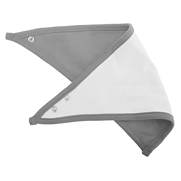 plain white bandana bibs