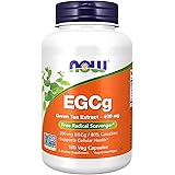 NOW Supplements, EGCg Green Tea Extract 400 mg, Free Radical Scavenger*, 180 Veg Capsules