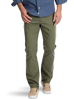 wrangler authentics men's comfort flex waist khaki pant