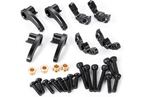 AXspeed Aluminum RC Crawler Shocks Flex Blades 1/18 Adjustable Suspension Shock Mount for TRX4-M TRX4M Upgrade