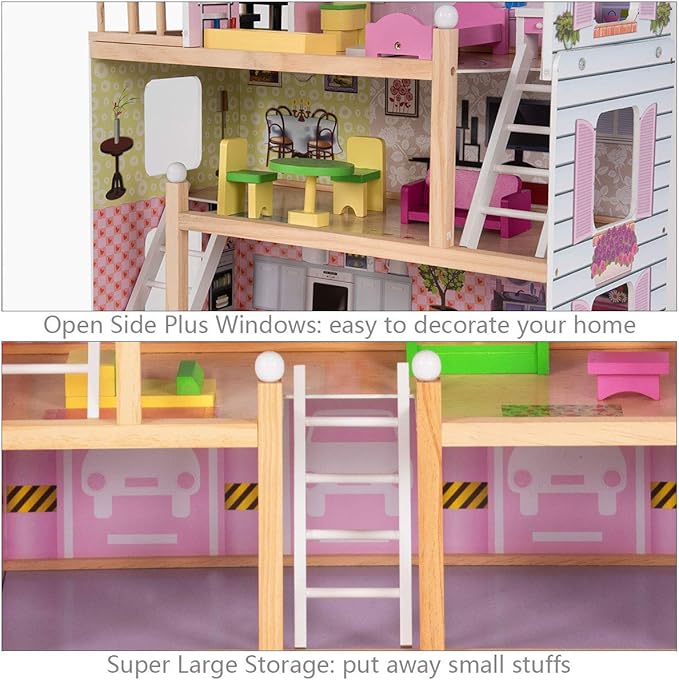 juegos de casas de muñecas de 5 pisos