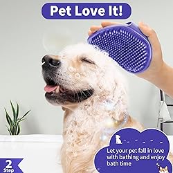 Comotech 3PCS Dog Bath Kit | 5-1 Dog Shampoo and