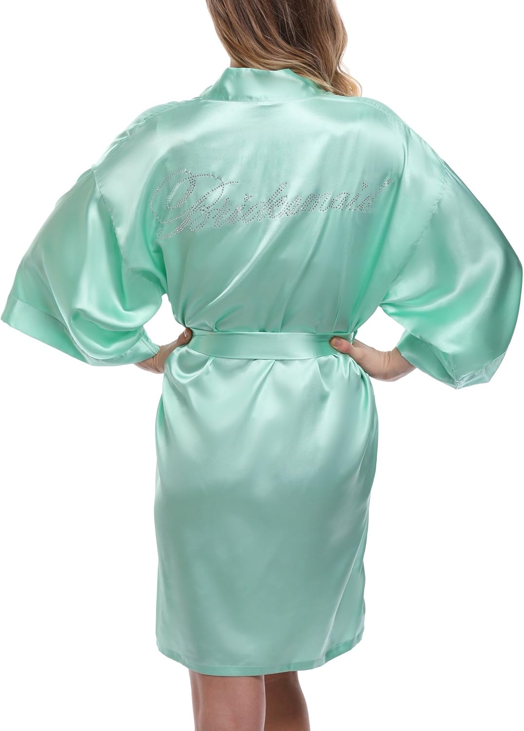 kimono bridesmaid dress