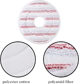 JILAN 4PK Mop Head Pads for Vileda Spin & Clean Mop Refill Washable Microfiber view 2
