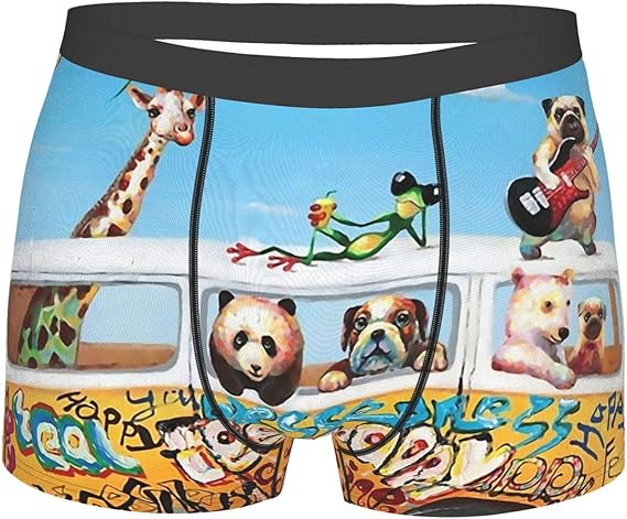 sous-vêtements pour Hommes Paix Voiture et Animaux garçon ...